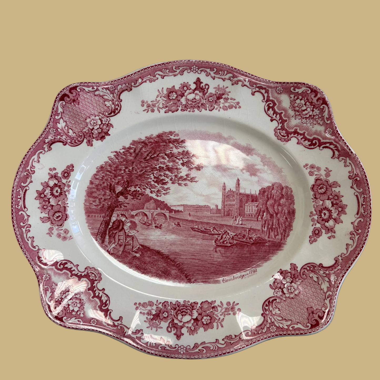 Johnson Brothers Old Britain Castles Oval Serving Platter