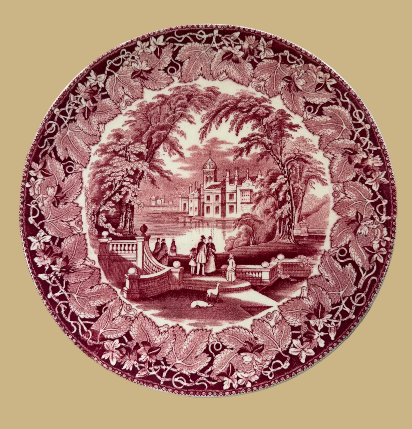 Mason's Vista Transferware Ironstone Plate