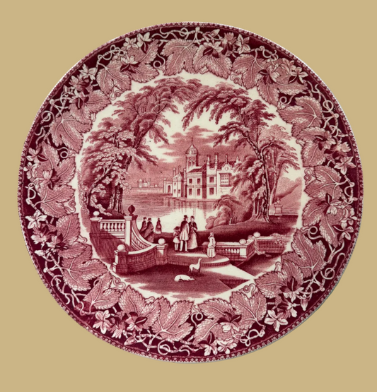 Mason's Vista Transferware Ironstone Plate