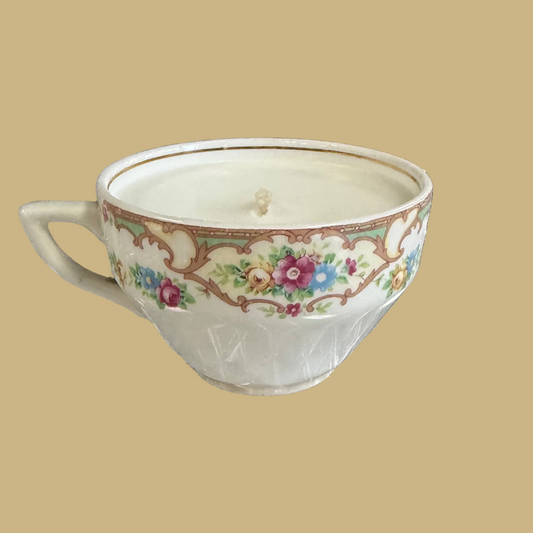 1930s Mount Clemens Mildred Teacup Candle