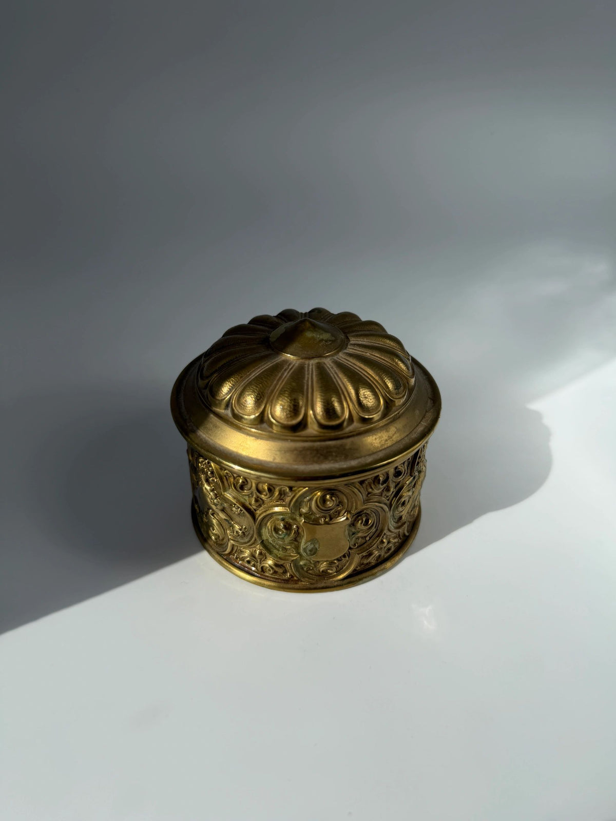 Brass Repousse Box