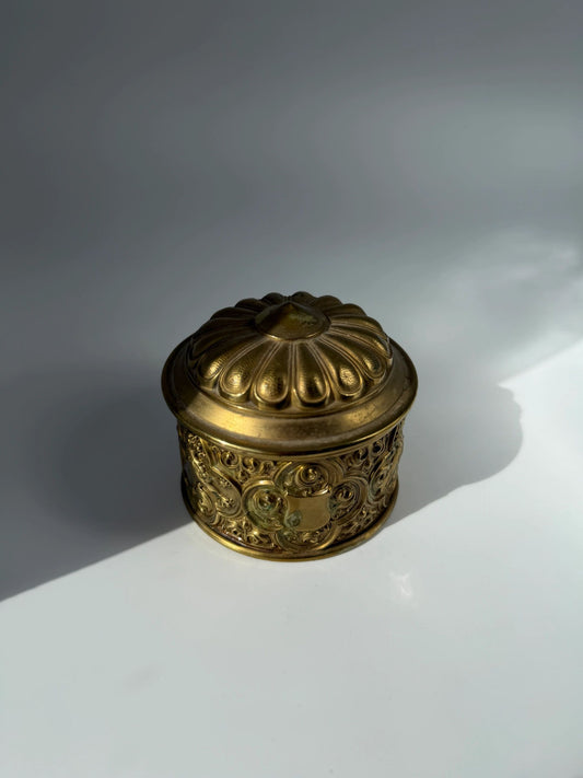 Brass Repousse Box